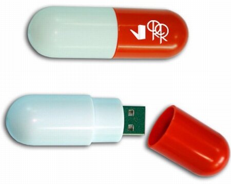 pill shaped flash drives