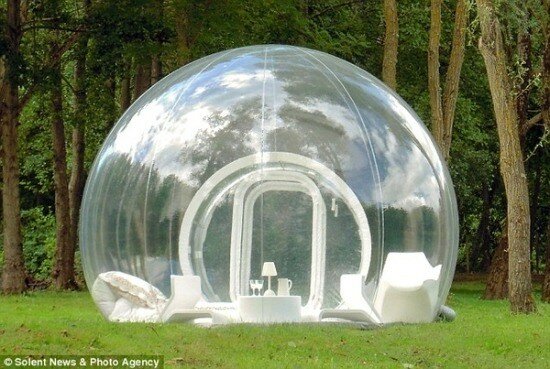 Transparent tent