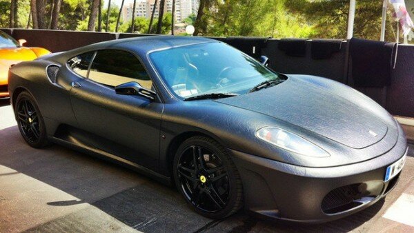 Ferrari Wrapped in Leather