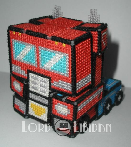Optimus Prime Cross Stitch_2
