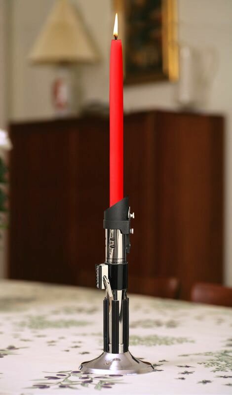 This Is Going To Be Romantic: Lightsaber Candlesticks
