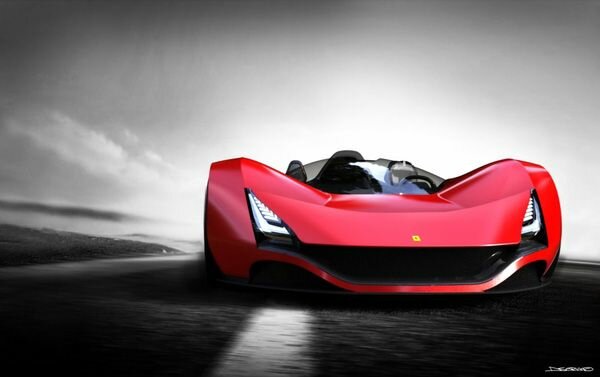 Gliding Beauty of the Ferrari Aliante Concept