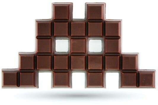 Space Invader Chocolate
