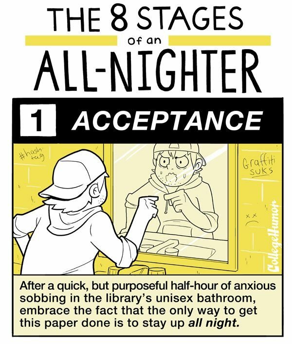 stages of allnighter