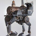 Papercraft Steampunk Iron Horse by Phillip Valdez