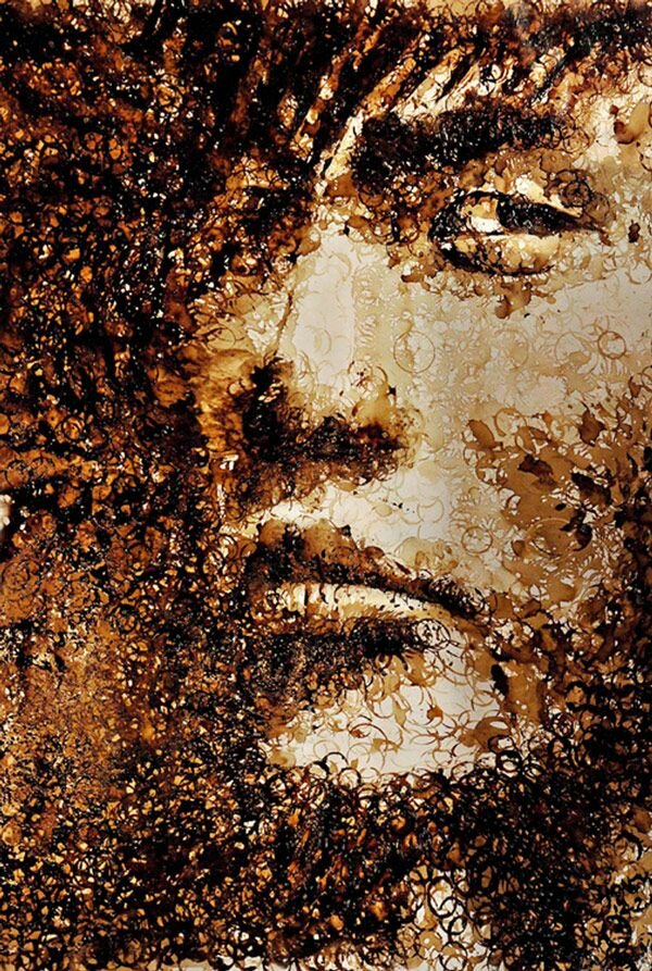 coffee ring stains portrait