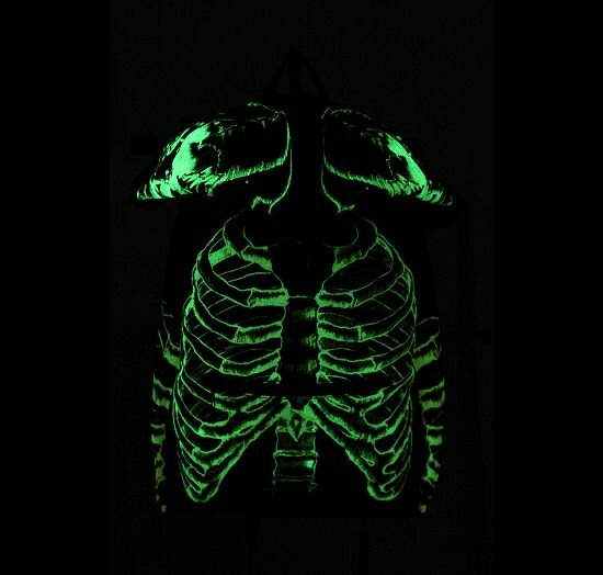 Eerie Skeleton Glow for the Halloween Inspired Backpacks