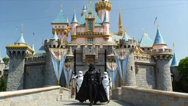 Now That They’re Practically Family, Vader Visits Disneyland [video]