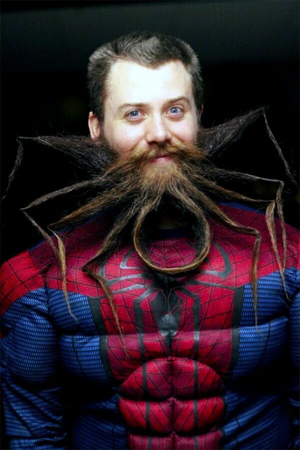 Real Spiderman Spotted With The Spider Beard