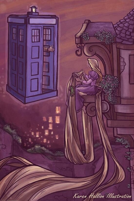 Doctor Who Hitting on Disney Princesses