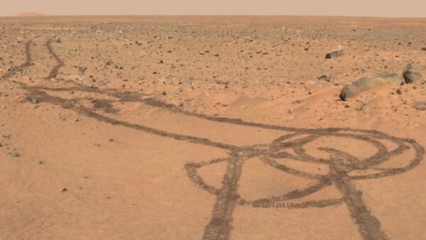 Opportunity Completes Its ‘True’ Mission, Draws a Huge Penis on Mars
