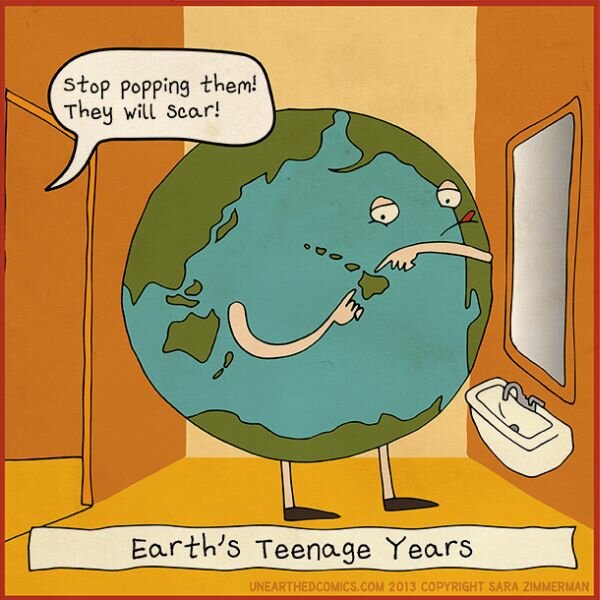 Earth’s Teenage Years [comic]