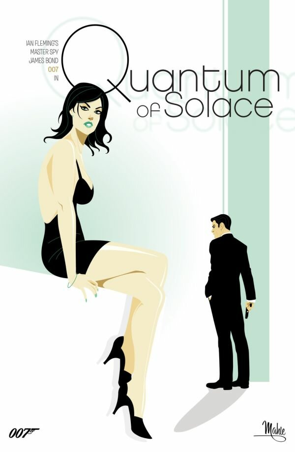 Bond Movies Given Beautifully Illustrated Posters