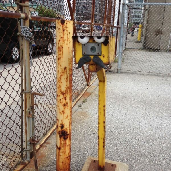 Site Specific Street Art Adds Laughs