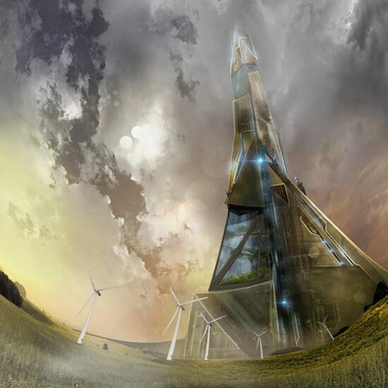 Sci-fi Author Proposes a 12 mile High Skyscraper to Launch Rockets