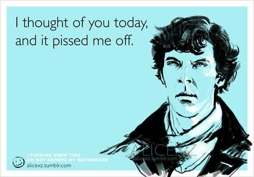 Sherlock Themed Ecard Humor