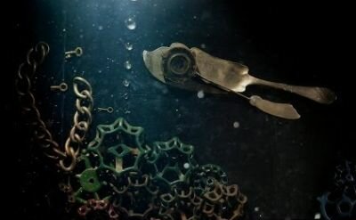 A Marine World Populated by Metallic Tools